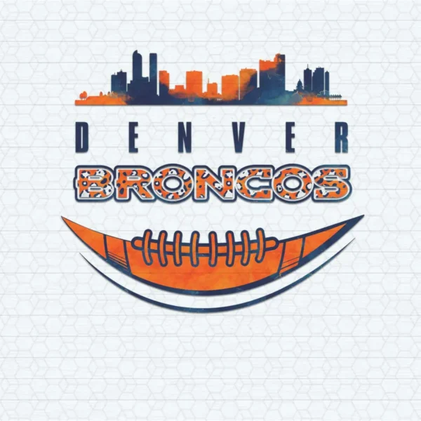 modern with vintage influences Broncos classic SVG design showing excitement and pride for Cricut and Silhouette cutting machines