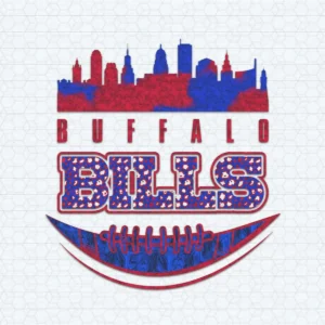 Skyline Of Buffalo Bills PNG Sublimation Design