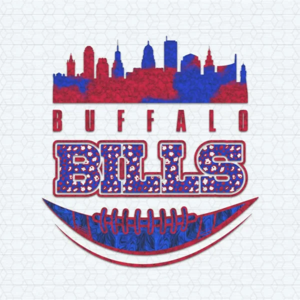 Skyline Of Buffalo Bills PNG Sublimation Design