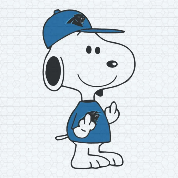 Snoopy Carolina Panthers NFL Super Bowl SVG Cut File