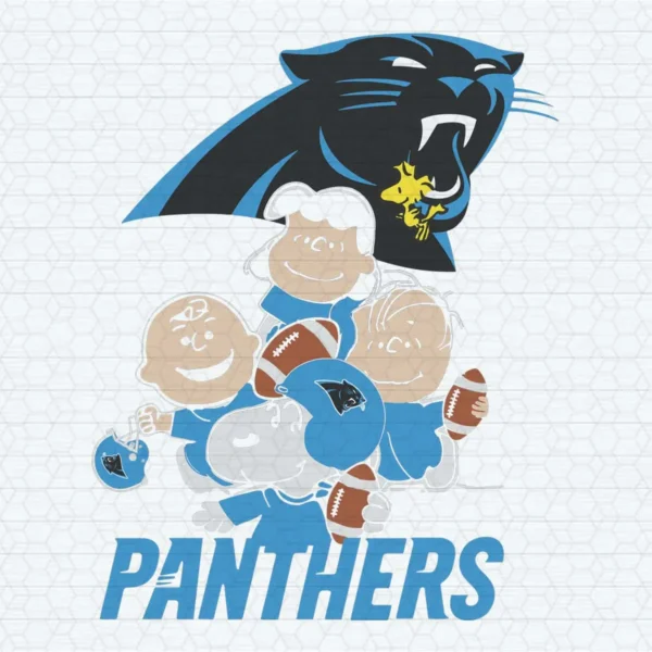 Snoopy The Peanuts Carolina Panthers SVG Football Fans