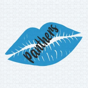 Sport Carolina Panthers Store Vector Sexy Lips SVG