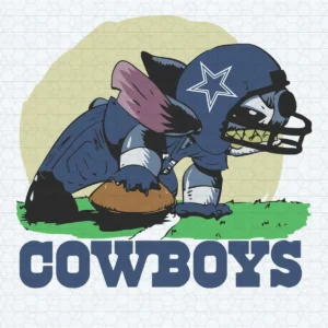 vintage with a playful twist Cowboys classic SVG design showing excitement for Cricut and Silhouette cutting machines