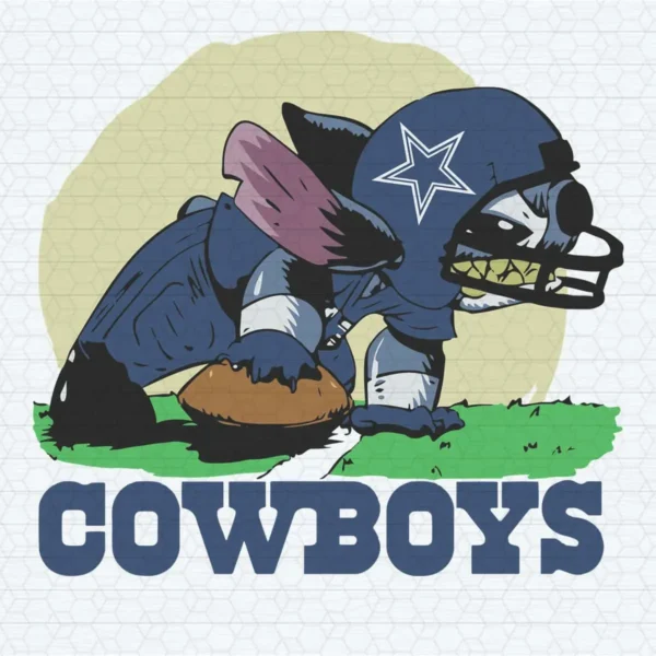 vintage with a playful twist Cowboys classic SVG design showing excitement for Cricut and Silhouette cutting machines