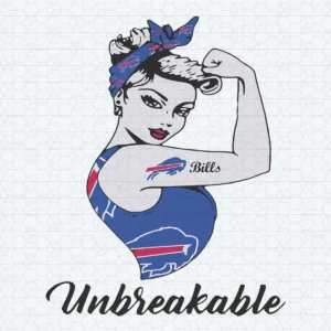 Strong Buffalo Bills Unbreakable Strong Woman Nfl SVG