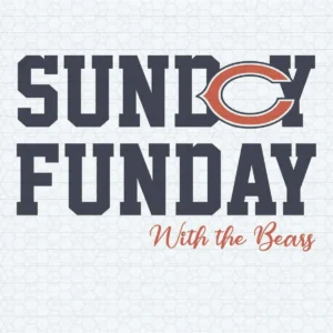 Sunday Funday With The Bears SVG NFL  Football