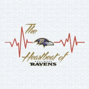 The Baltimore Heartbeat Of Ravens SVG Digital Download