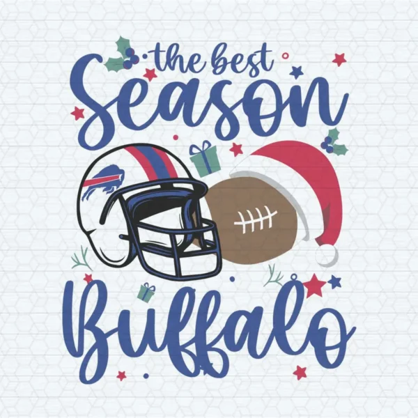 The Best Season Buffalo Christmas SVG Digital Download