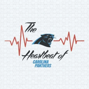The Carolina Heartbeat Of Panthers SVG