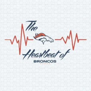 modern with a bold and energetic flair Broncos classic SVG design showing excitement and pride for Cricut and Silhouette cutting machines