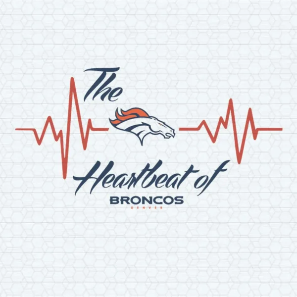 modern with a bold and energetic flair Broncos classic SVG design showing excitement and pride for Cricut and Silhouette cutting machines