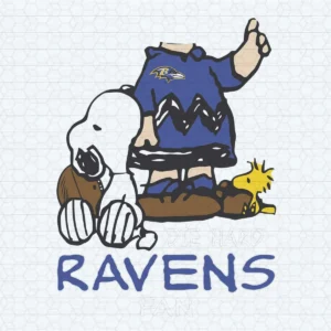 The Die Hard Baltimore Ravens Fans Charlie Snoopy SVG