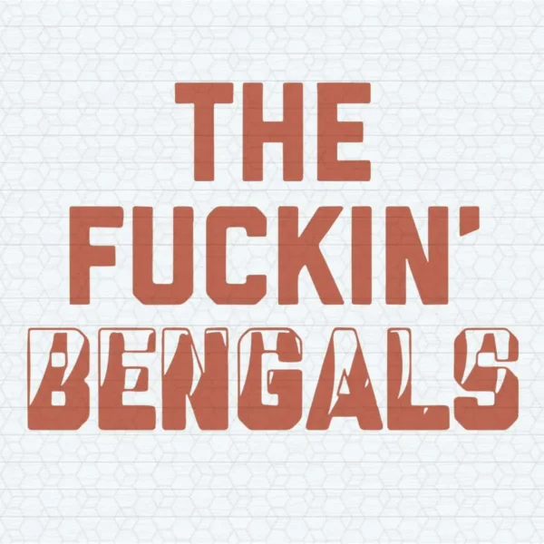 bold and modern with a touch of vintage flair Bengals classic SVG design showing excitement and pride for Cricut and Silhouette cutting machines