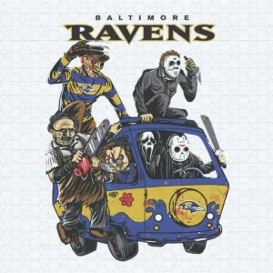 The Killers Club Baltimore Ravens Horror SVG