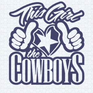 bold and modern with a playful twist Cowboys classic SVG design showing pride for Cricut and Silhouette cutting machines