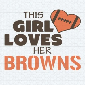 playful and bold with a vintage touch Browns classic SVG design showing joy and pride for Cricut and Silhouette cutting machines
