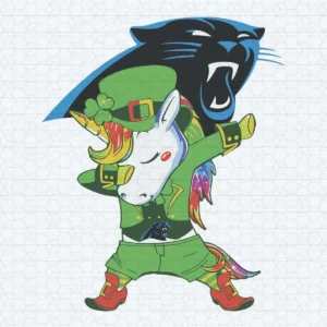 Unicorn Patrick Carolina Panthers SVG Cricut File