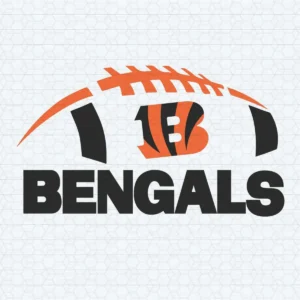modern and bold with a sporty aesthetic Bengals logo SVG design showing excitement for Cricut and Silhouette cutting machines