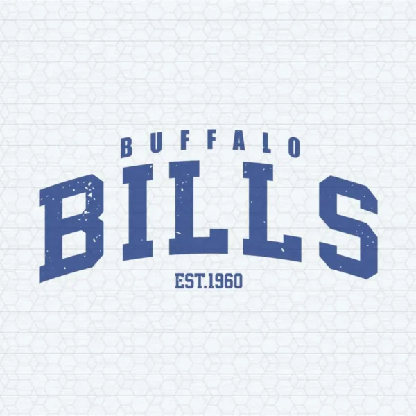Vintage Buffalo Bills Est 1960 SVG Super Bowl Logo