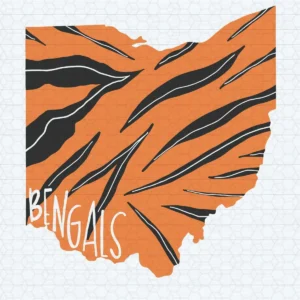 modern and bold with a touch of vintage flair Bengals vintage SVG design showing excitement and pride for Cricut and Silhouette cutting machines