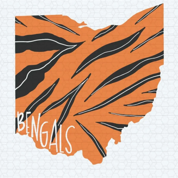 modern and bold with a touch of vintage flair Bengals vintage SVG design showing excitement and pride for Cricut and Silhouette cutting machines