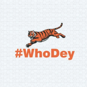 modern and bold with a dynamic feel Bengals classic SVG design showing excitement and pride for Cricut and Silhouette cutting machines