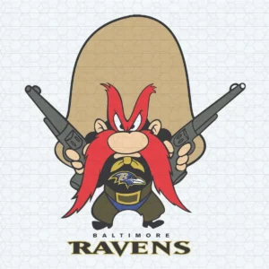 Yosemite Sam Baltimore Ravens SVG Clipart