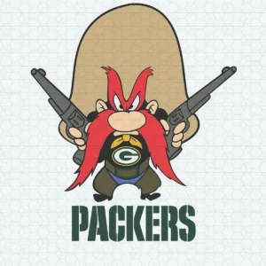vintage with a bold and playful character representation Packers classic SVG design showing nostalgia and pride for Cricut and Silhouette cutting machines