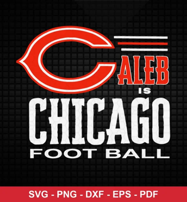 modern, minimalist text-based design with bold typography NFL classic design expressing team pride for Cricut and Silhouette cutting machines