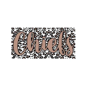 modern with a playful twist Chiefs classic SVG design showing excitement for Cricut and Silhouette cutting machines