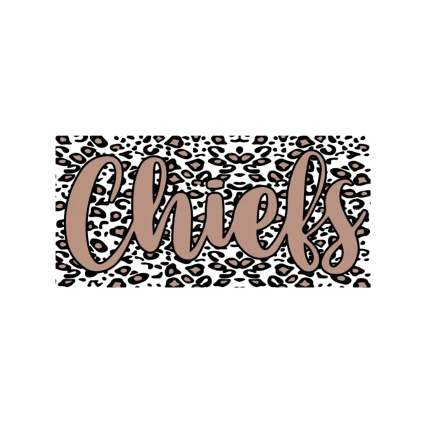 modern with a playful twist Chiefs classic SVG design showing excitement for Cricut and Silhouette cutting machines