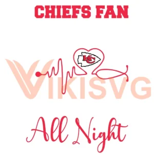 modern with a playful twist Chiefs classic SVG design showing excitement for Cricut and Silhouette cutting machines