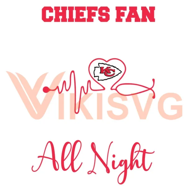 modern with a playful twist Chiefs classic SVG design showing excitement for Cricut and Silhouette cutting machines
