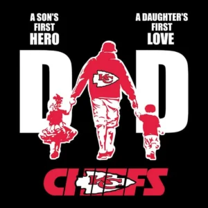 modern and bold with a family-oriented theme Chiefs classic SVG design showing pride and nostalgia for Cricut and Silhouette cutting machines