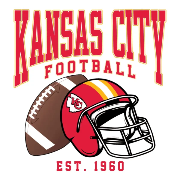 vintage with bold elements Chiefs helmet SVG design showing excitement and pride for Cricut and Silhouette cutting machines
