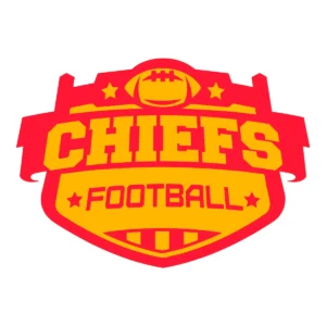 bold and modern with a vintage touch Chiefs classic SVG design showing excitement and pride for Cricut and Silhouette cutting machines