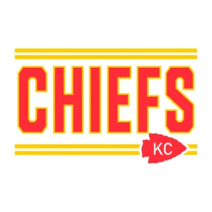 modern with a vintage touch, bold and eye-catching Chiefs classic SVG design showing excitement and pride for Cricut and Silhouette cutting machines