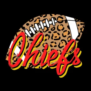 bold and modern with a playful vintage twist Chiefs classic SVG design showing excitement and pride for Cricut and Silhouette cutting machines