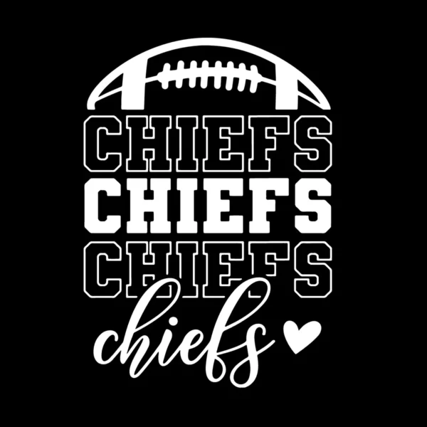 modern and bold with a playful touch Chiefs classic SVG design showing excitement and pride for Cricut and Silhouette cutting machines