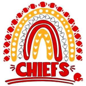 vintage and bold with playful elements Chiefs helmet SVG design showing excitement and pride for Cricut and Silhouette cutting machines