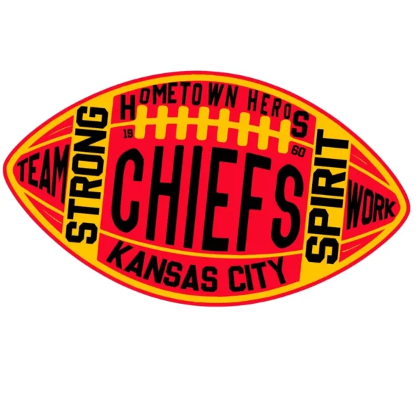 bold and modern with a vintage touch Chiefs classic SVG design showing excitement and pride for Cricut and Silhouette cutting machines