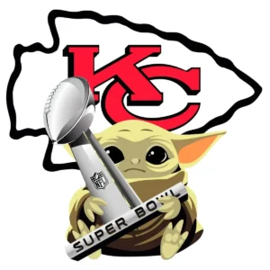 modern with playful elements Chiefs classic SVG design showing excitement and pride for Cricut and Silhouette cutting machines