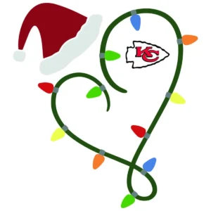 modern and playful with a festive twist Chiefs logo SVG design showing joy and excitement for Cricut and Silhouette cutting machines