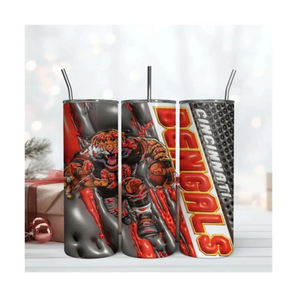 bold and modern with a dynamic aesthetic Bengals mascot SVG design showing excitement and pride for Cricut and Silhouette cutting machines