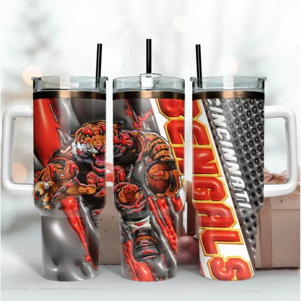bold and modern with a dynamic aesthetic Bengals mascot SVG design showing excitement and pride for Cricut and Silhouette cutting machines