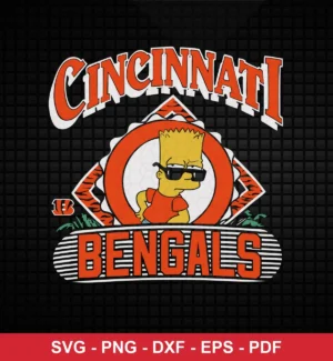 modern cartoon style with bold typography and team branding NFL classic design expressing team pride and coolness for Cricut and Silhouette cutting machines