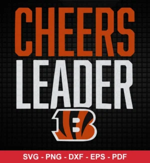 bold typography with modern sports theme NFL bold design expressing team pride and support for Cricut and Silhouette cutting machines