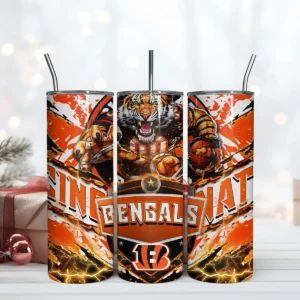 bold and modern with a dynamic aesthetic Bengals mascot SVG design showing excitement and pride for Cricut and Silhouette cutting machines