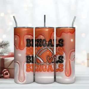 bold and modern with playful elements Bengals classic SVG design showing excitement for Cricut and Silhouette cutting machines