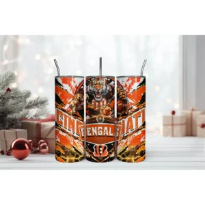 bold and modern with a hint of vintage flair Bengals mascot SVG design showing excitement and pride for Cricut and Silhouette cutting machines